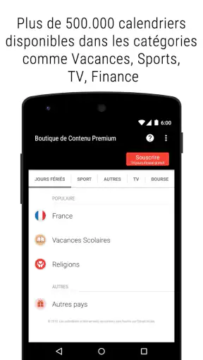 Boutique de Contenu Premium screenshot 1
