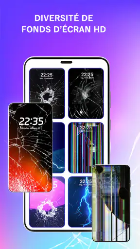 Broken Screen: Magic Wallpaper screenshot 3