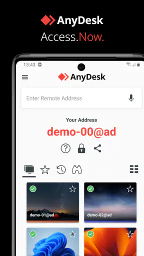 Bureau à distance AnyDesk screenshot 1