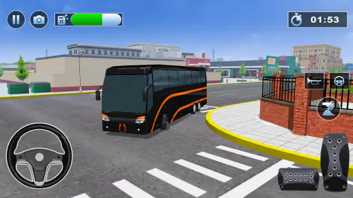 Bus Simulator : 3D Bus Games screenshot 11
