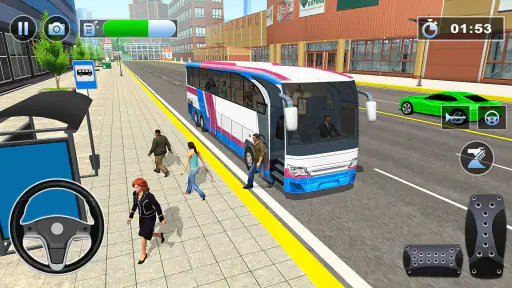 Bus Simulator : 3D Bus Games screenshot 12