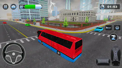 Bus Simulator : 3D Bus Games screenshot 5