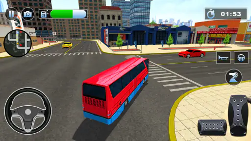 Bus Simulator : 3D Bus Games screenshot 7