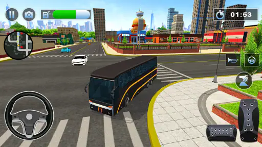 Bus Simulator : 3D Bus Games screenshot 8