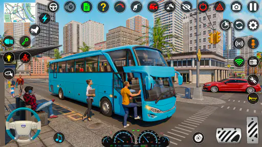 Bus Simulator - 3D Jeux de Bus screenshot 2