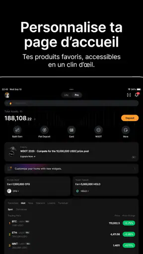 Bybit.eu: Achat BTC & Crypto screenshot 11