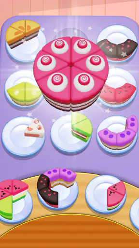 Cake Sort - Trier les gâteaux screenshot 1