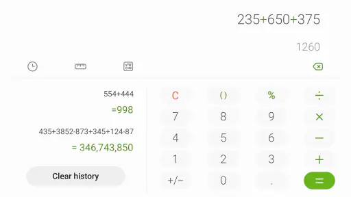Calculatrice de Samsung screenshot 4