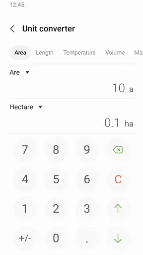 Calculatrice de Samsung screenshot 5