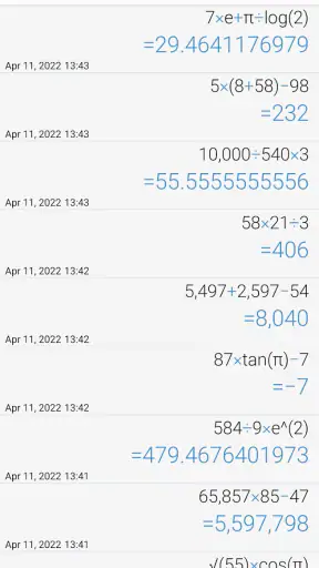 Calculatrice Simple screenshot 4