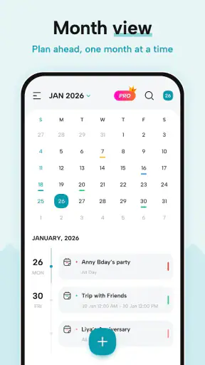 Calendar 2026 screenshot 2
