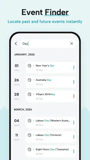Calendar 2026 screenshot 3