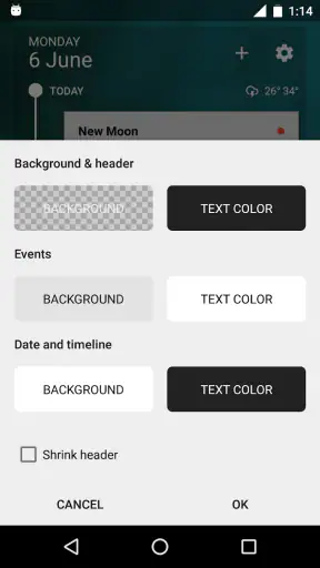 Calendar Widget: Agenda - Beau screenshot 8