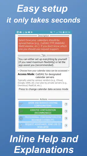 CalendarSync - CalDAV and more screenshot 1
