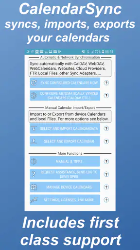 CalendarSync - CalDAV and more screenshot 2