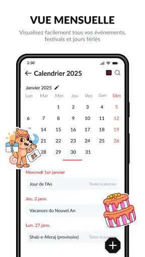 Calendrier screenshot 3