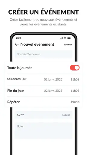Calendrier screenshot 4