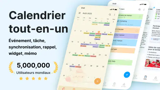 Calendrier Agenda, Planner App screenshot 1