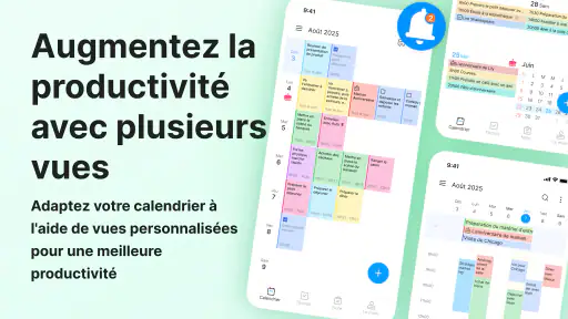 Calendrier Agenda, Planner App screenshot 2