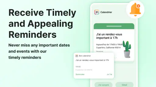 Calendrier Agenda, Planner App screenshot 6