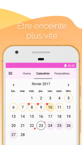 Calendrier des règles Lilly screenshot 2