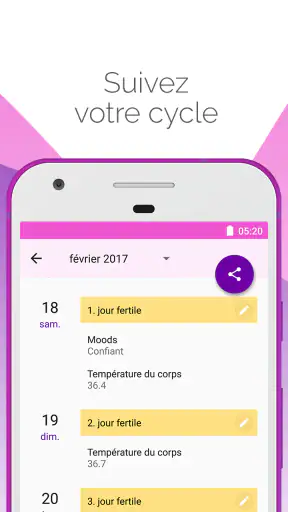 Calendrier des règles Lilly screenshot 6