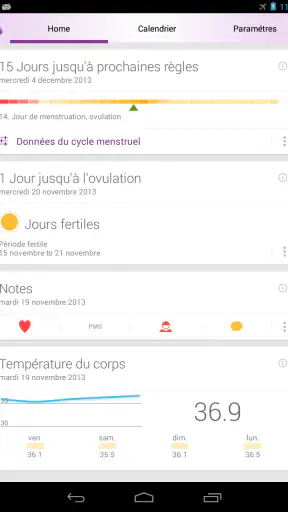 Calendrier des règles Lilly screenshot 8