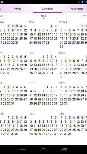 Calendrier des règles Lilly screenshot 9