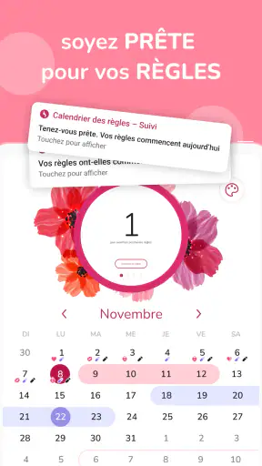 Calendrier des règles – Suivi screenshot 10