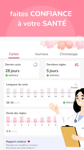 Calendrier des règles – Suivi screenshot 12