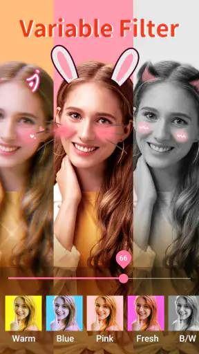 Caméra Beauté -Selfie, éditeur screenshot 5