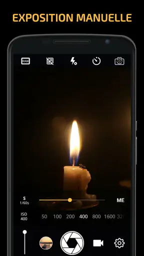Caméra manuelle: DSLR Cam Pro screenshot 1