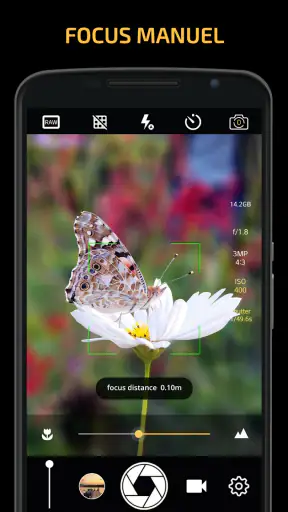 Caméra manuelle: DSLR Cam Pro screenshot 2