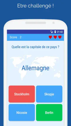 Capitales des pays: Quiz monde screenshot 2