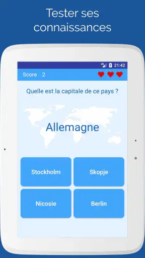 Capitales des pays: Quiz monde screenshot 9