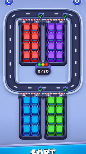 Car Sort: Color Puzzle screenshot 11