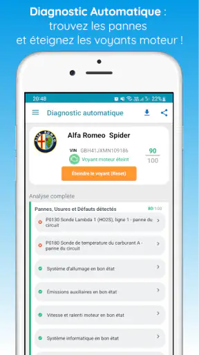 CarDiag : Diagnostic Auto OBD2 screenshot 2