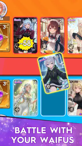 Cards of Waifu: Collect & Duel screenshot 12
