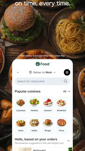 Careem: Taxi, Food & Delivery screenshot 2