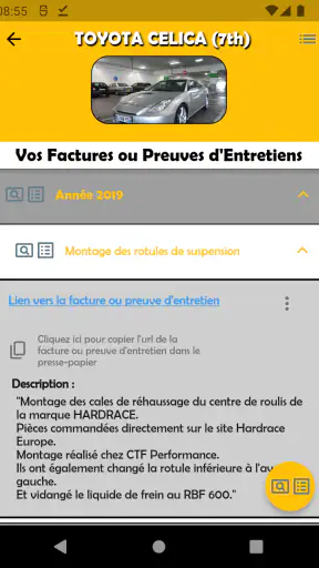 Carnet Entretien pour Voitures screenshot 8
