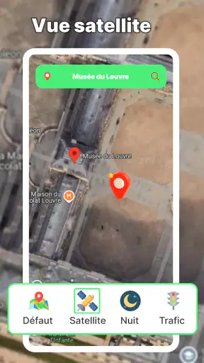 Carte de la Terre satellite screenshot 5