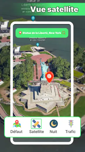 Carte de la Terre satellite screenshot 9