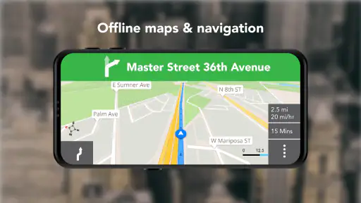 Cartes et navigation GPS screenshot 1