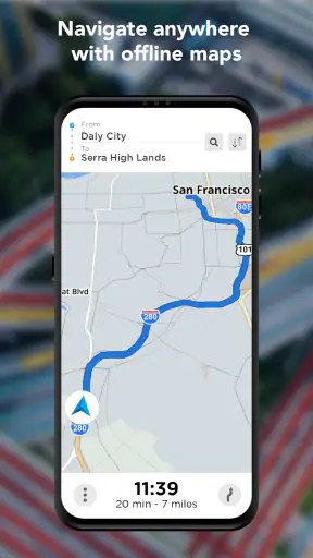 Cartes et navigation GPS screenshot 3