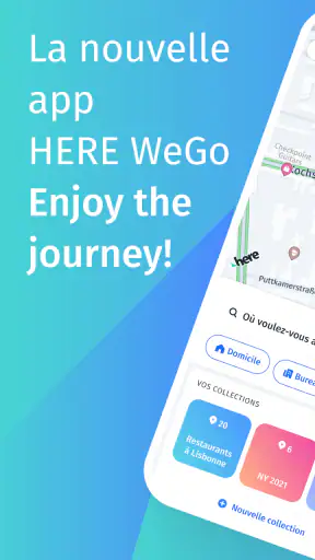 Cartes et navigation HERE WeGo screenshot 1
