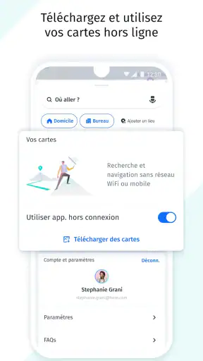 Cartes et navigation HERE WeGo screenshot 6