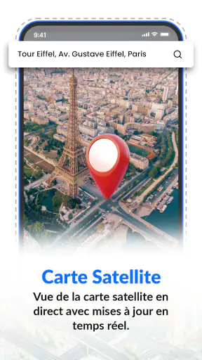 Cartes satellite GPS direct screenshot 2