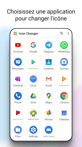 Changeur d'icône screenshot 2