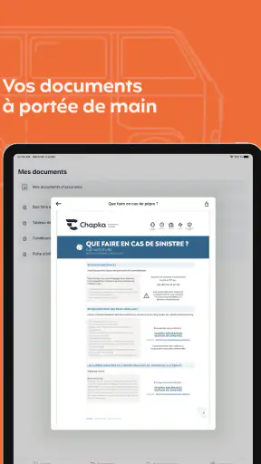 Chapka, assurance voyage screenshot 7