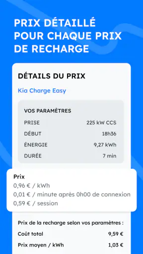 Chargeprice : bornes et prix screenshot 3